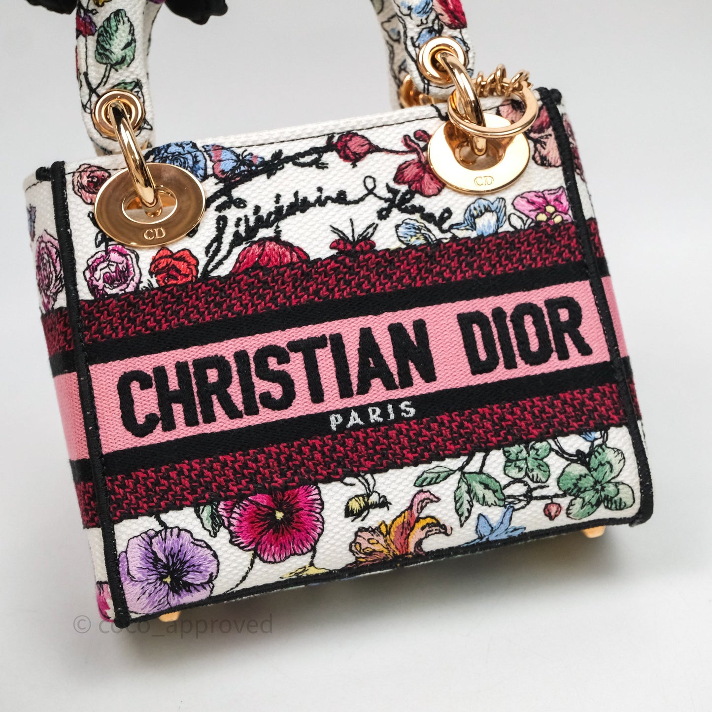 Christian Dior Mini Lady D-Lite Bag Florilegio Embroidered