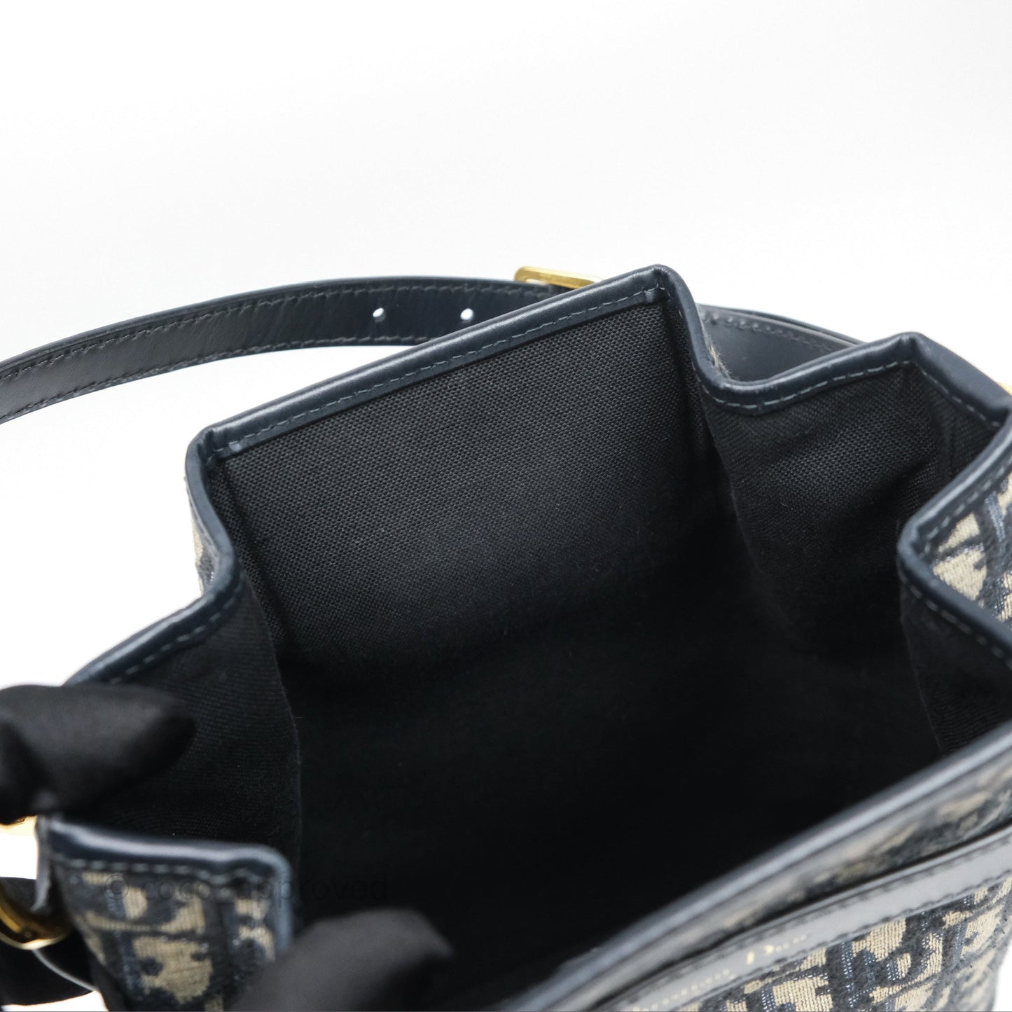 Christian Dior Medium O C'est Dior Bucket Bag Blue Dior Oblique Jacquard