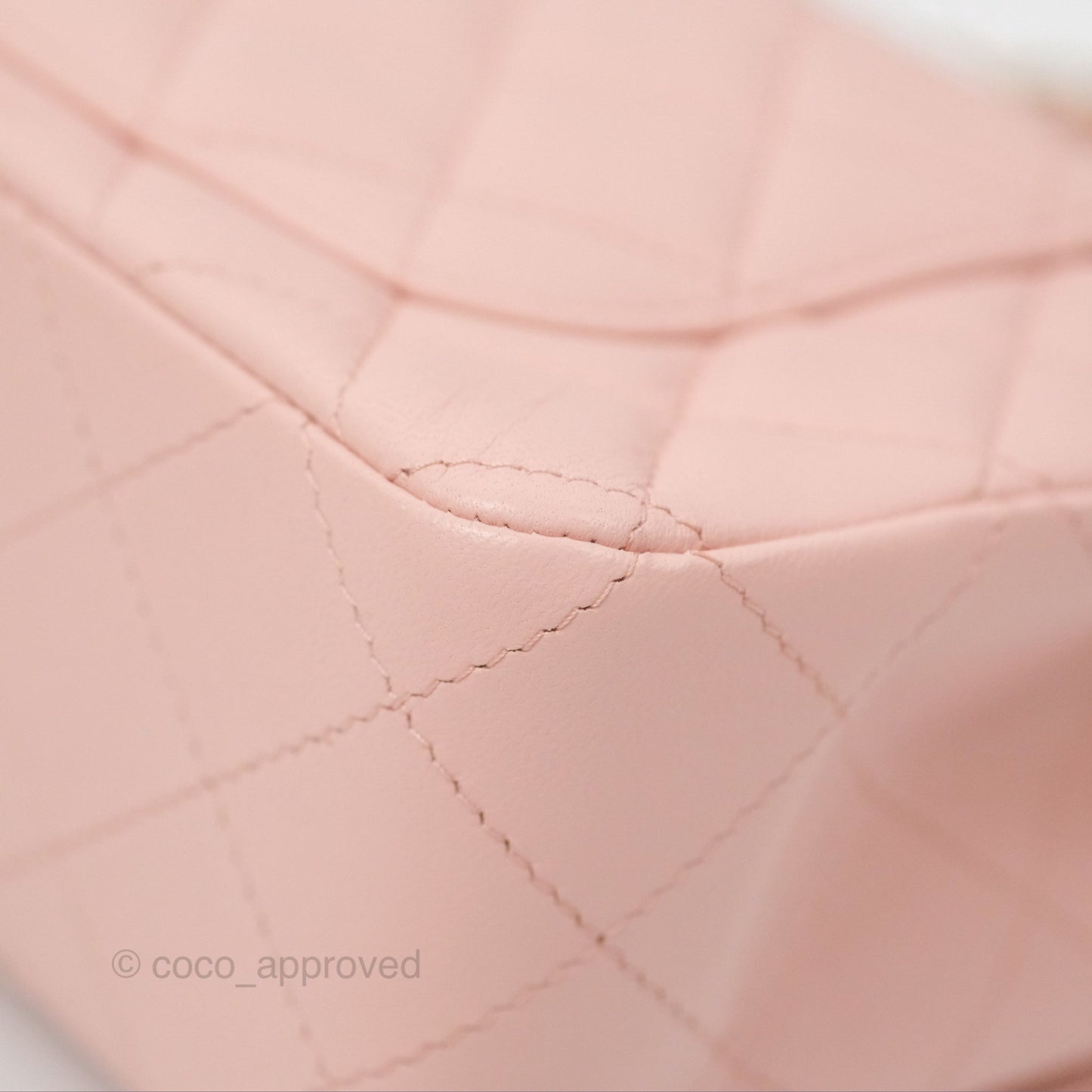 Chanel Quilted Mini Rectangular Flap Pink Lambskin Gold Hardware