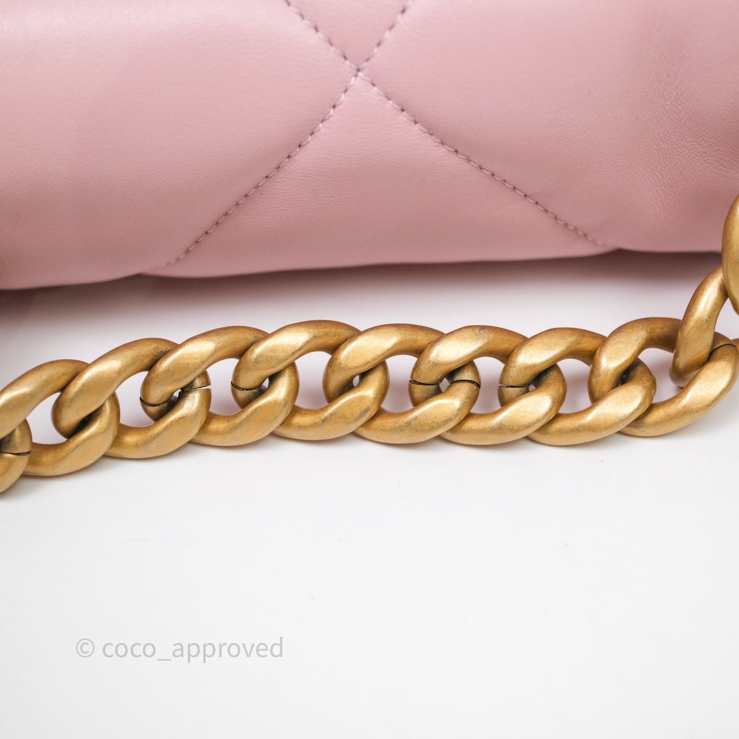 Chanel 19 Small Pink Lambskin Mixed Hardware