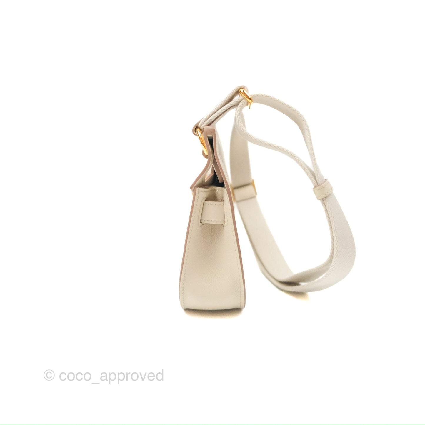 Hermès Mini Jypsiere Beton Evercolor Gold Hardware