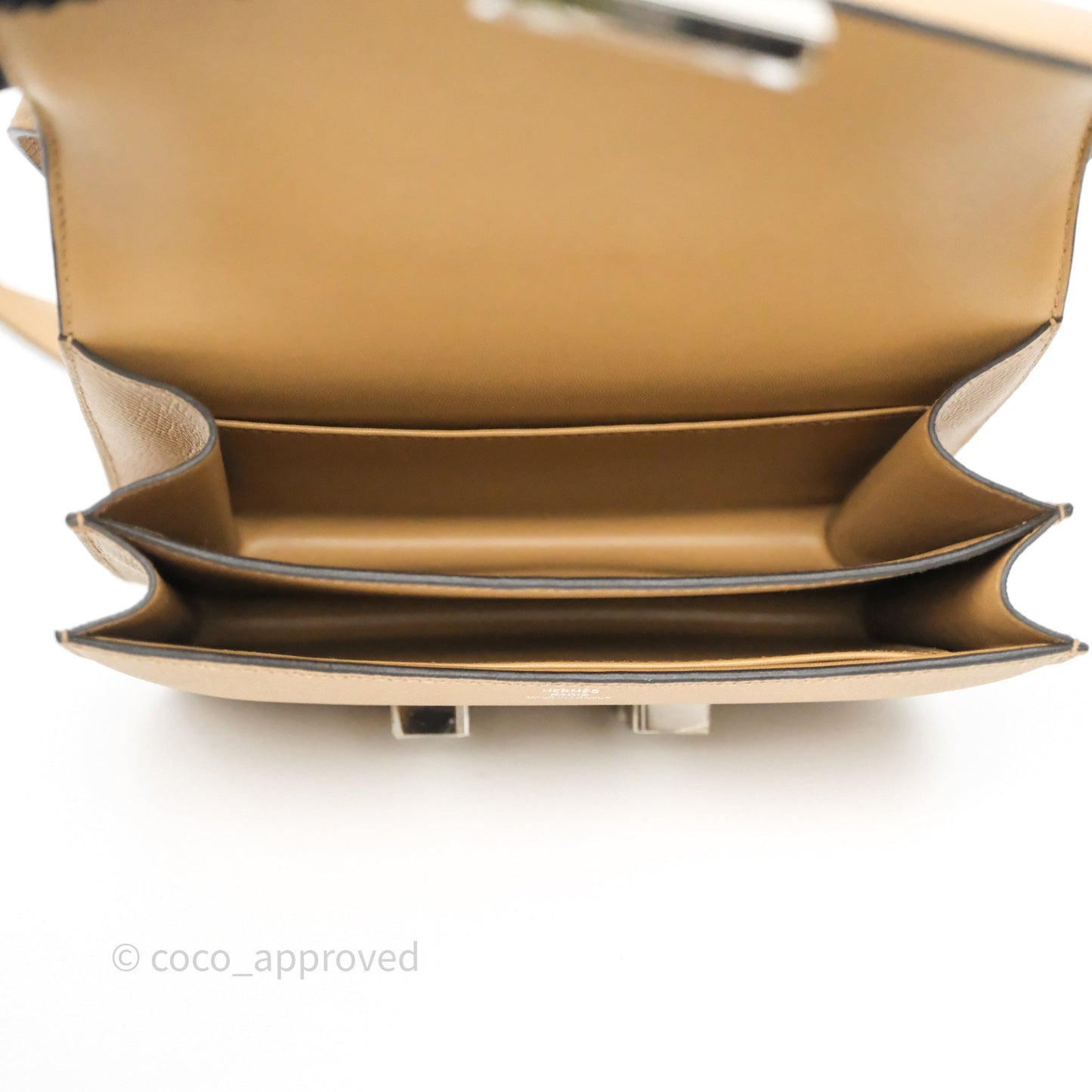 Hermès Constance Mini 18cm Chai 0M Epsom Palladium Hardware