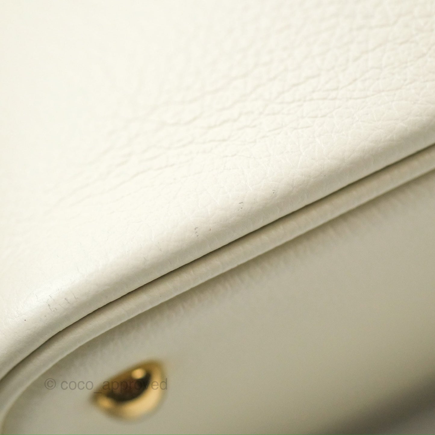 Hermès Bolide 1923 25 Mushroom 0T/Biscuit 48 Evercolor Gold Hardware
