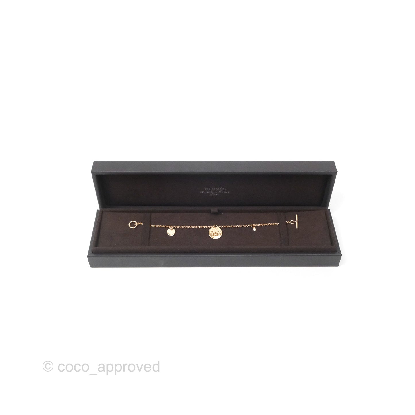 Hermes Ex-Libris Bracelet Rose Gold