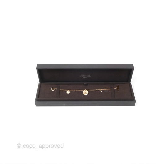 Hermes Ex-Libris Bracelet Rose Gold