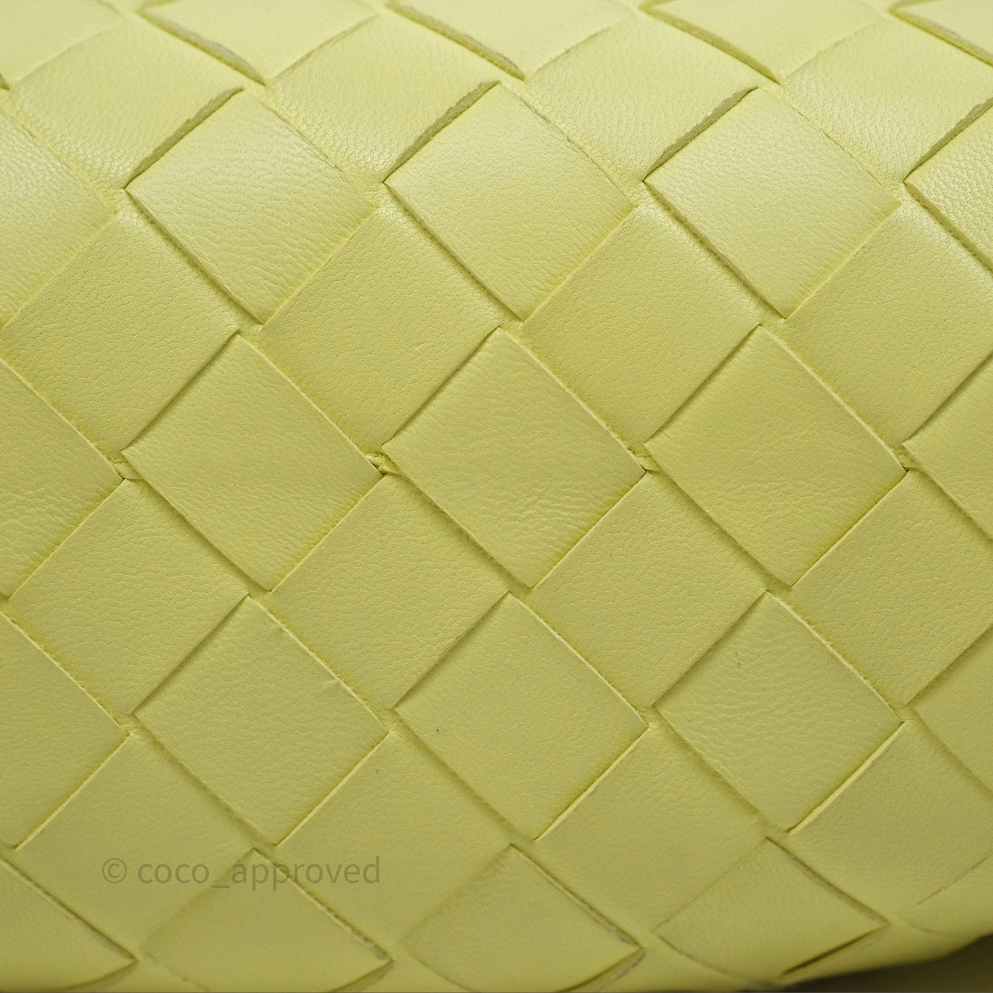 Bottega Veneta Nappa Intrecciato The Mini Pouch Yellow