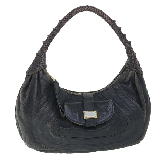 Luxury FendiShoulder Bag Leather Navy55659
