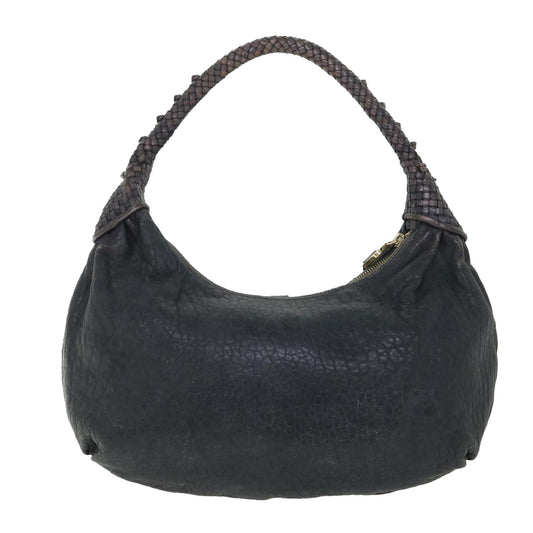 Luxury FendiShoulder Bag Leather Navy55659
