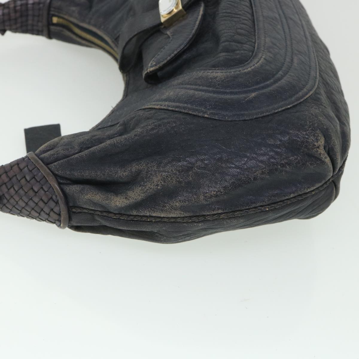 Luxury FendiShoulder Bag Leather Navy55659