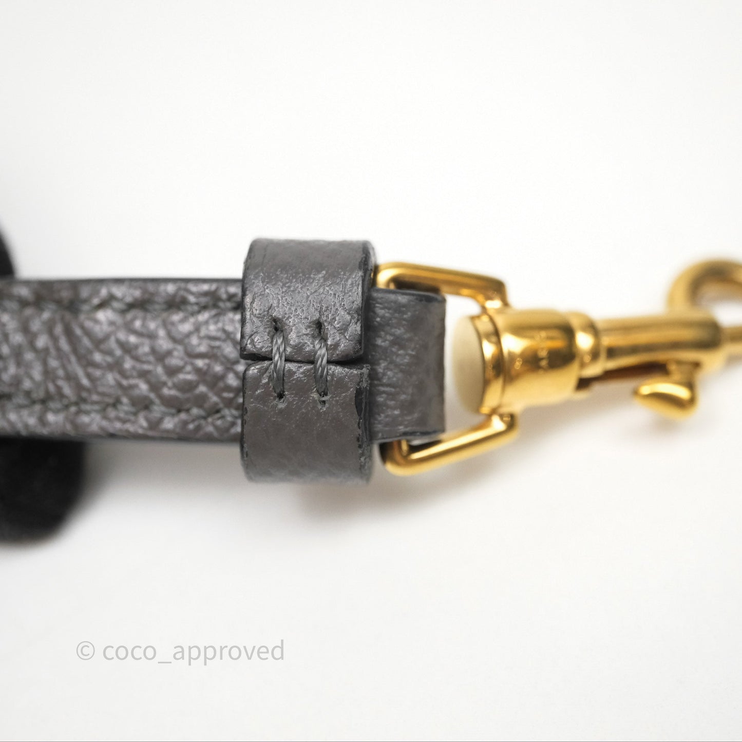 Celine Pico Belt Bag Grey Grained Calfskin Gold Hardware