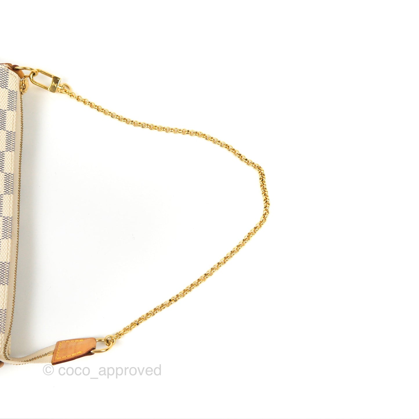 Louis Vuitton Eva Clutch With Strap Damier Azur
