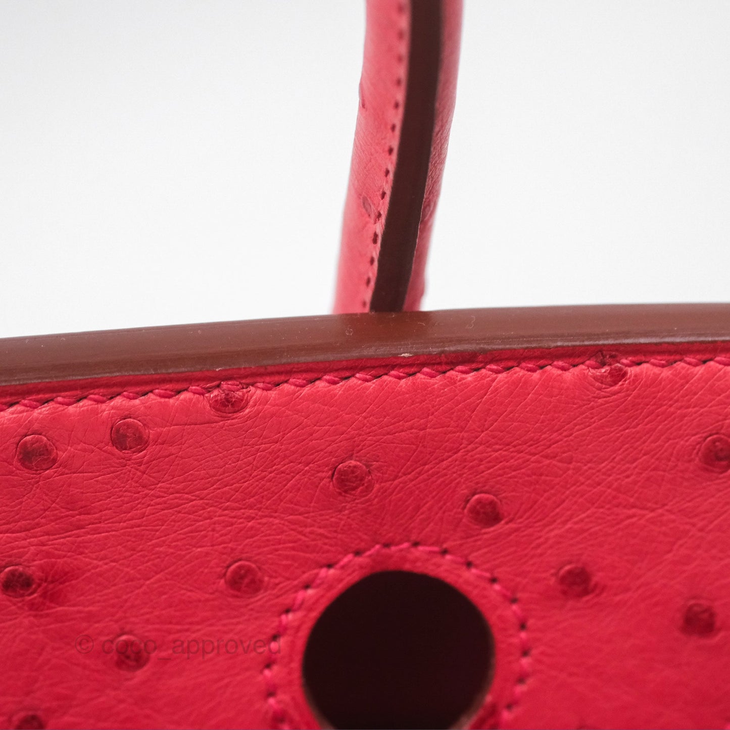 Hermès Birkin Retourne 30 Bougainvillea Ostrich Gold Hardware