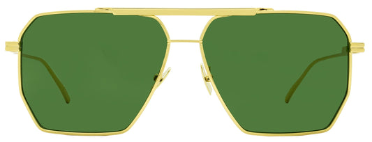 Luxury Bottega Veneta Men's  Sunglasses BV1012S 004 Gold 60mm