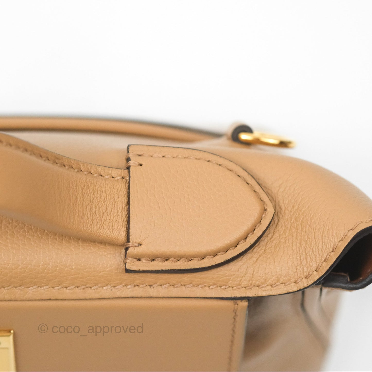 Hermès 24/24 21 Mini Chai 0M Fauve 34 Evercolor Gold Hardware