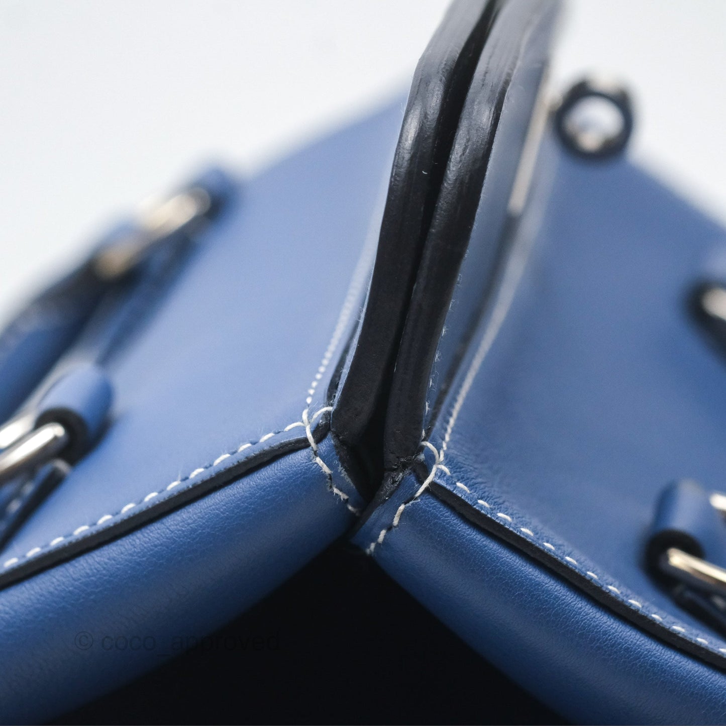 Hermès ToolBox 20 Bleu Agate R2 Swift Palladium Hardware