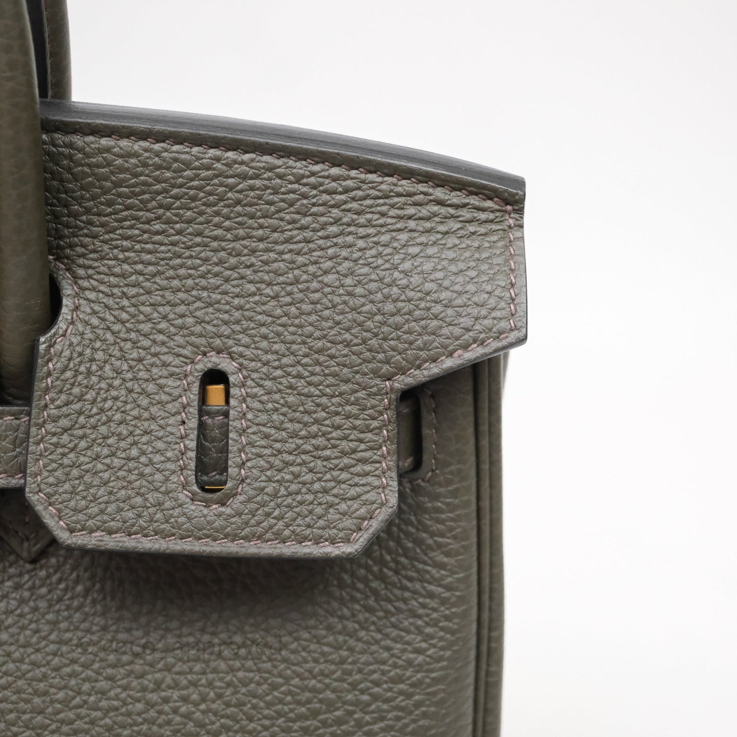 Hermès Birkin 25 Vert De Gris Togo Gold Hardware
