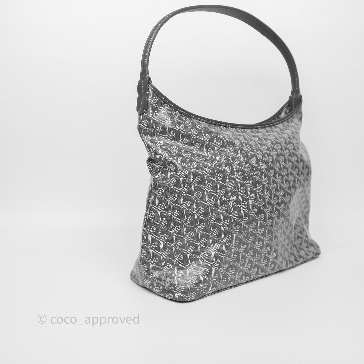 Goyard Bohème Hobo Bag Grey Goyardine Canvas