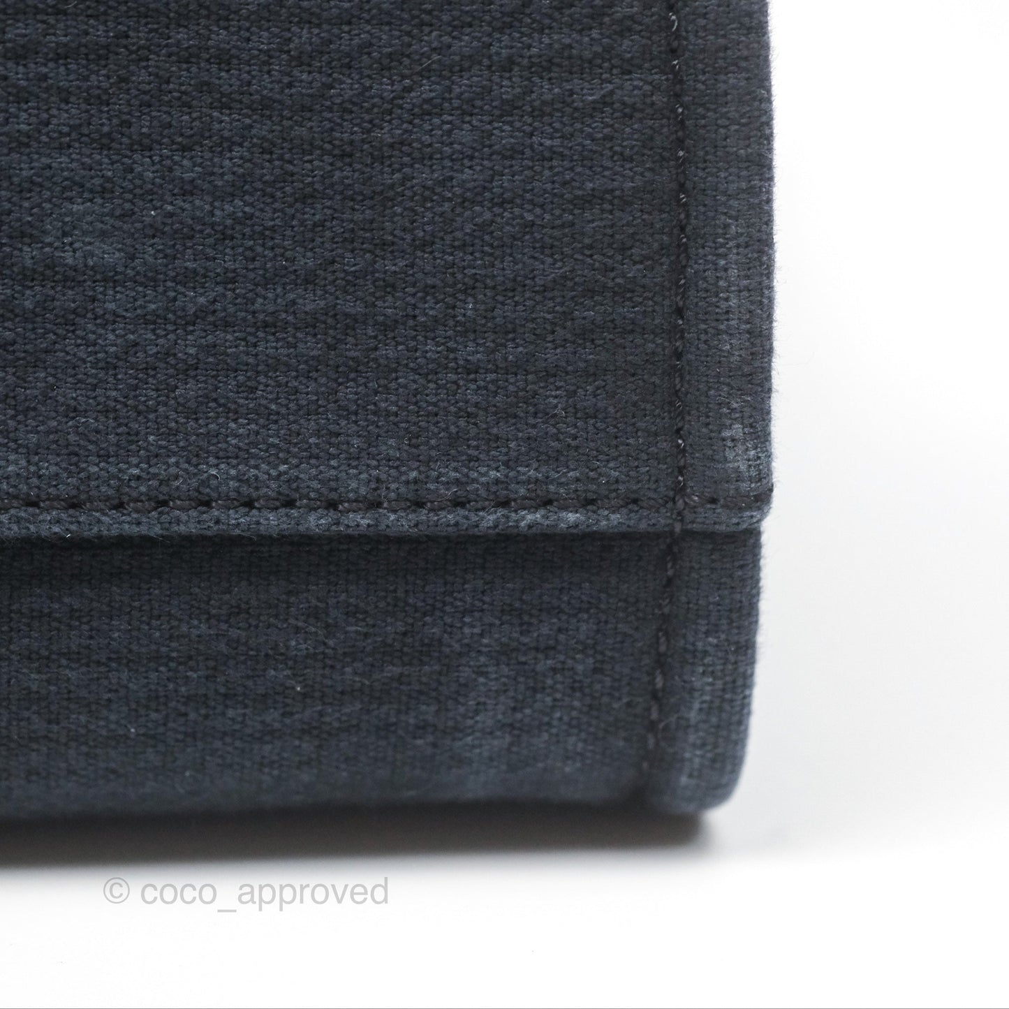 Chanel Medium Canvas Deauville Tote Navy Gold Hardware