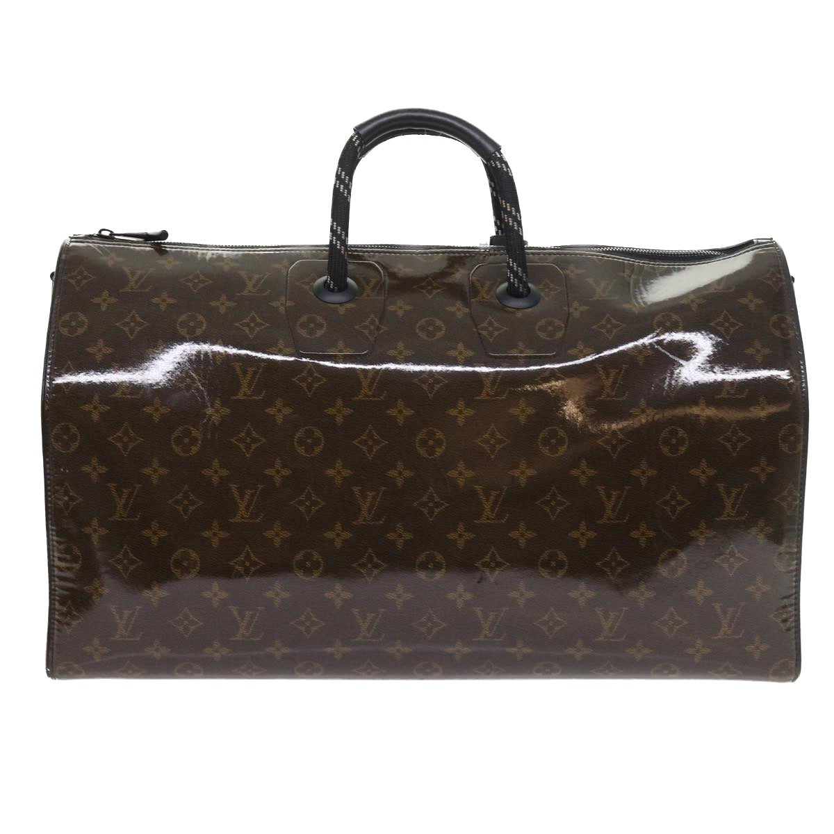 LOUIS VUITTON Monogram Glaze Keepall Bandouliere 50 Bag M43899 LV 55861A