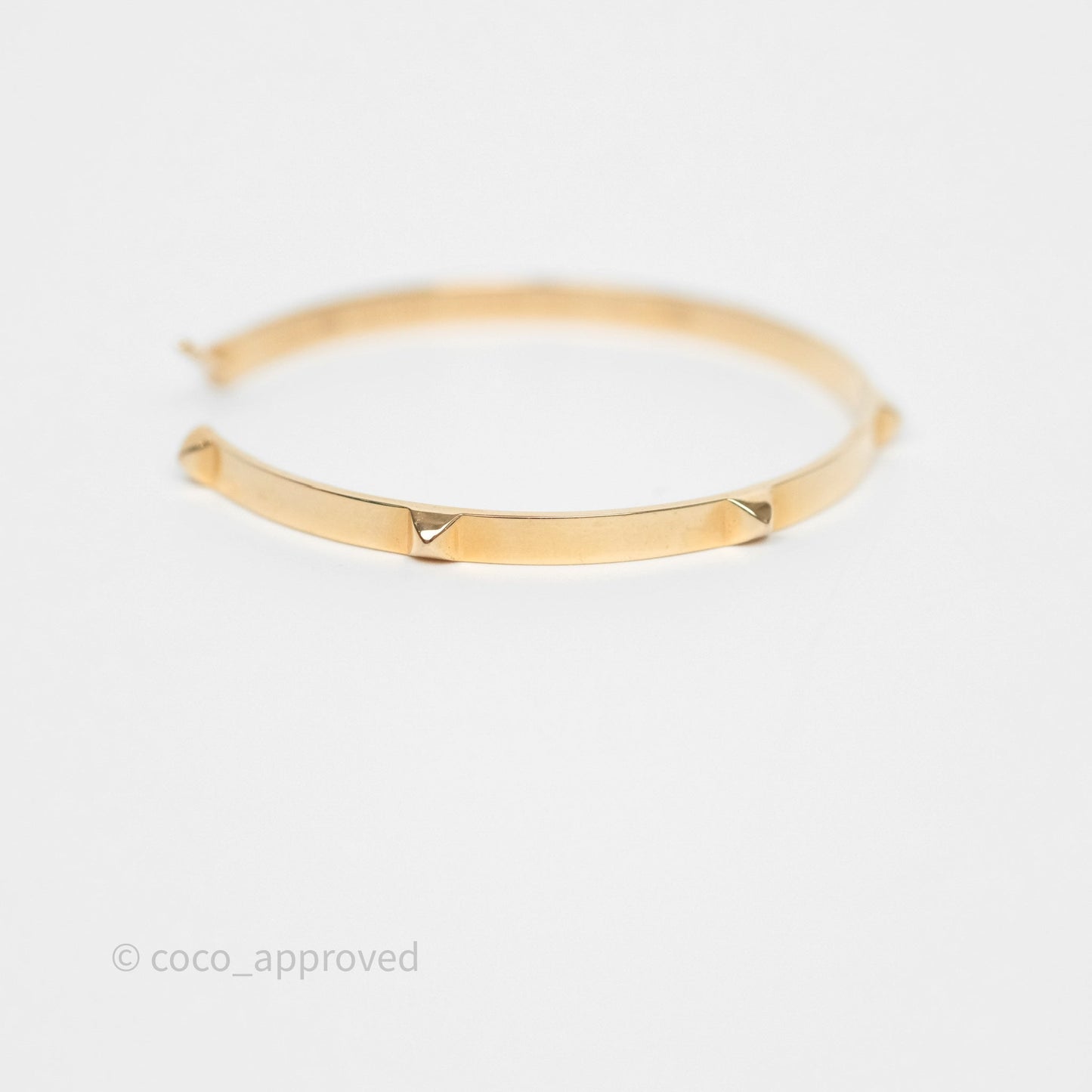 Hermès Mini Clous Hoop Earrings 18K Rose Gold