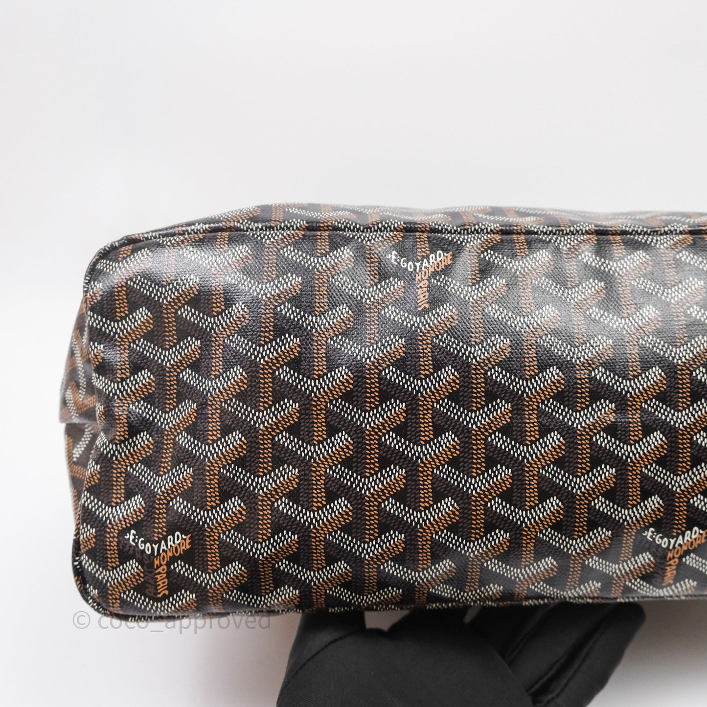 Goyard Bohème Hobo Bag Black Goyardine Canvas