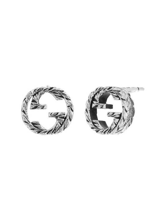 Luxury Gucci Trending 2025 Interlocking G Earrings Silver YBD457109001