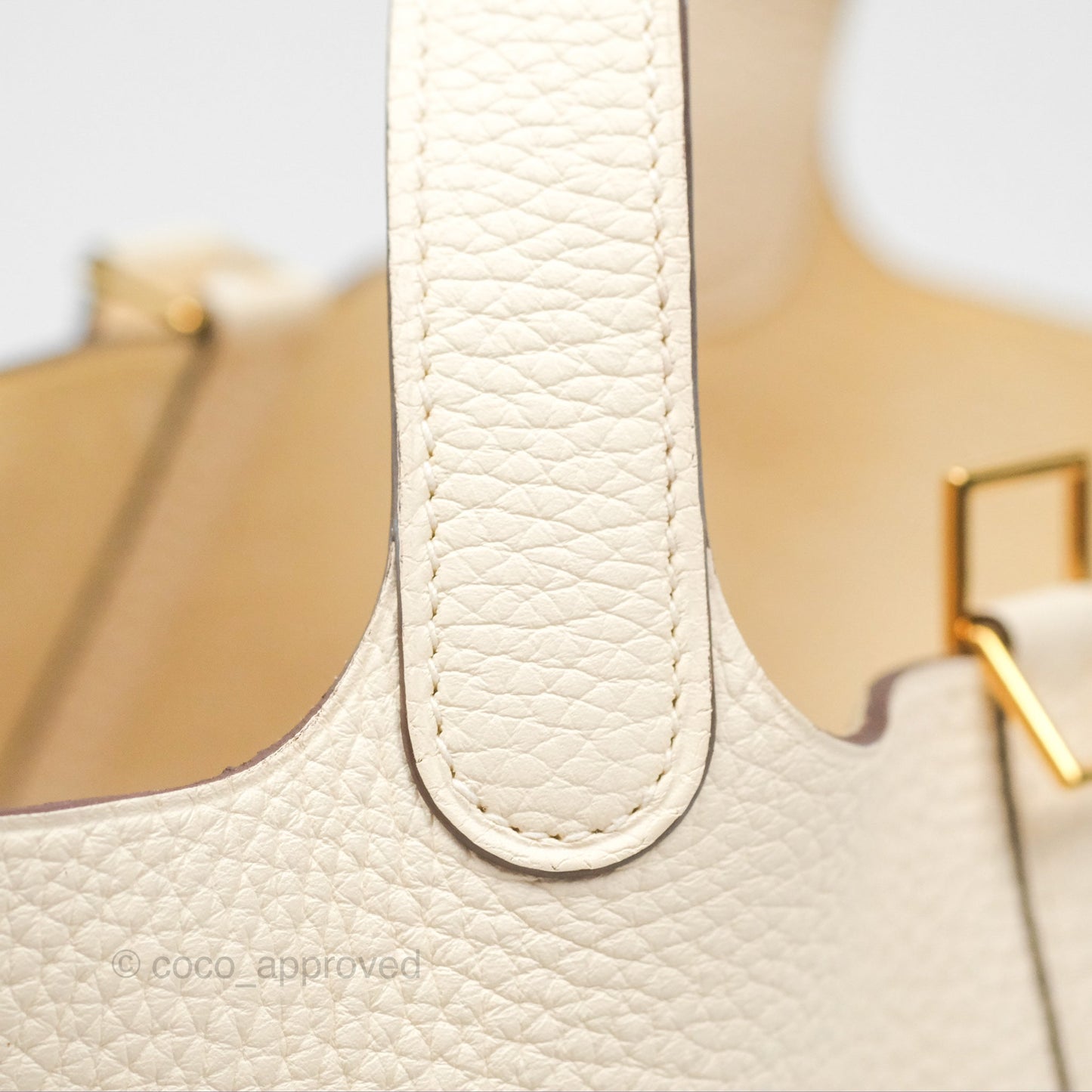 Hermès Picotin Lock 18 Nata I2 Taurillon Clemence Gold Hardware