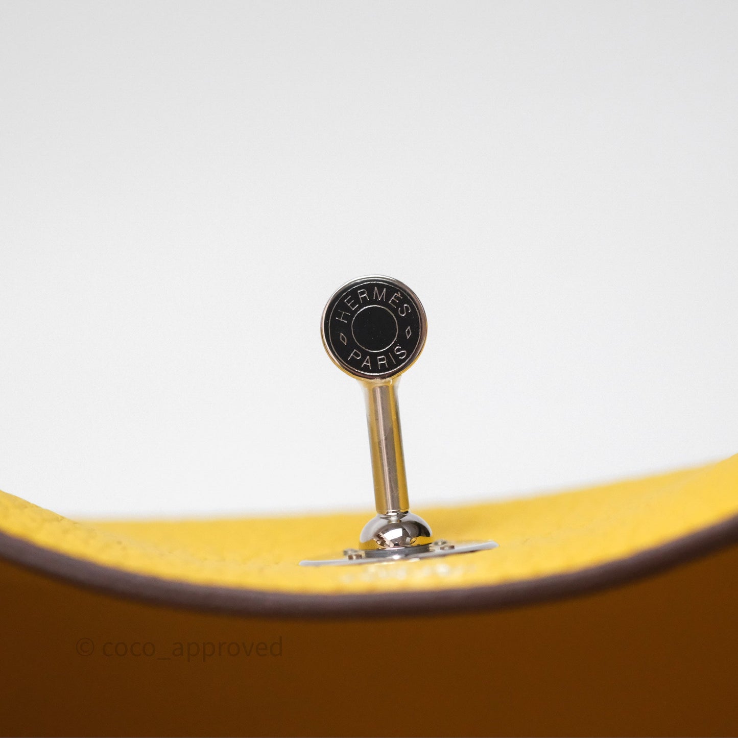 Hermès Mini Lindy 20 Sun B4 Clemence Palladium Hardware