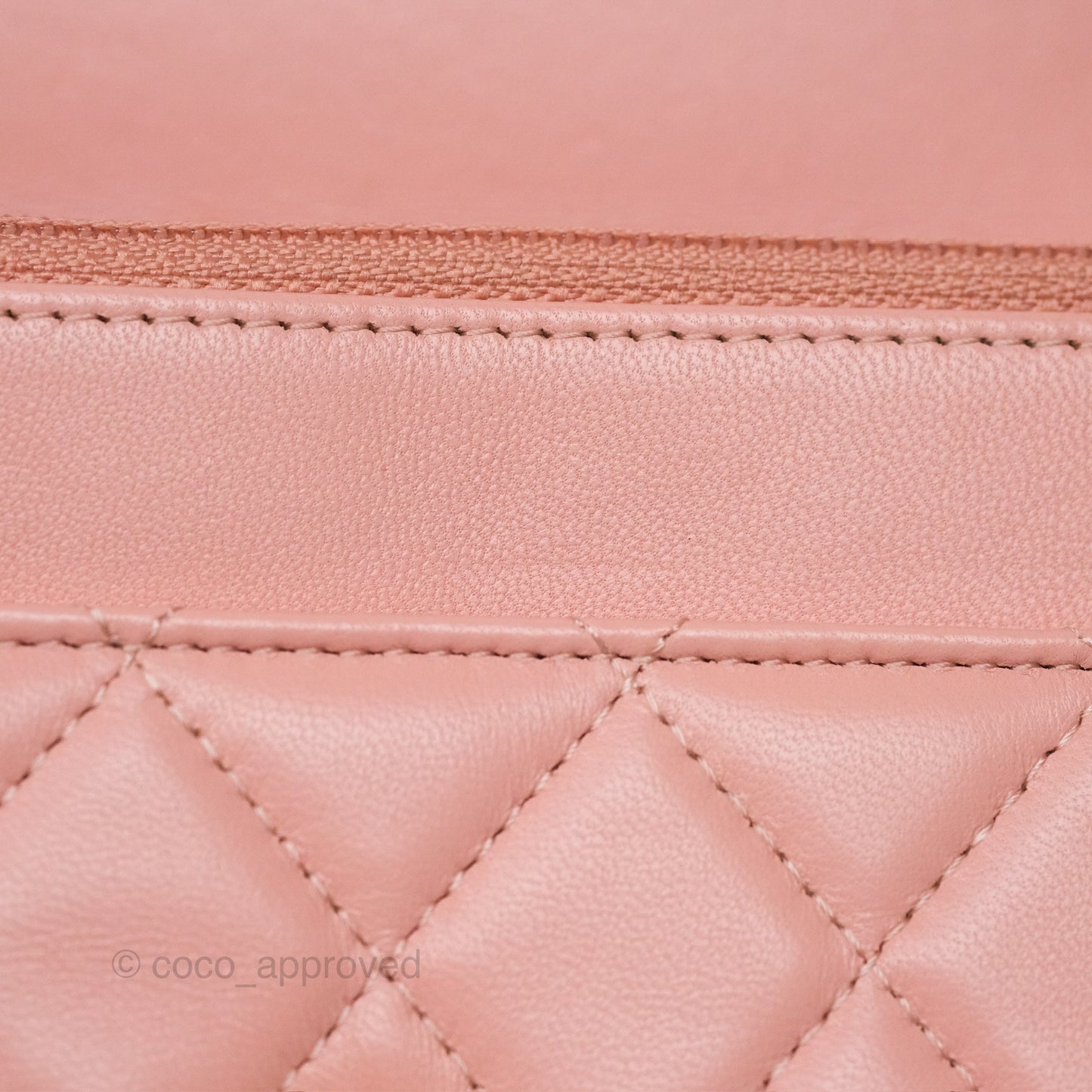 Chanel Trendy CC WOC Quilted Salmon Pink Lambskin Gold Hardware