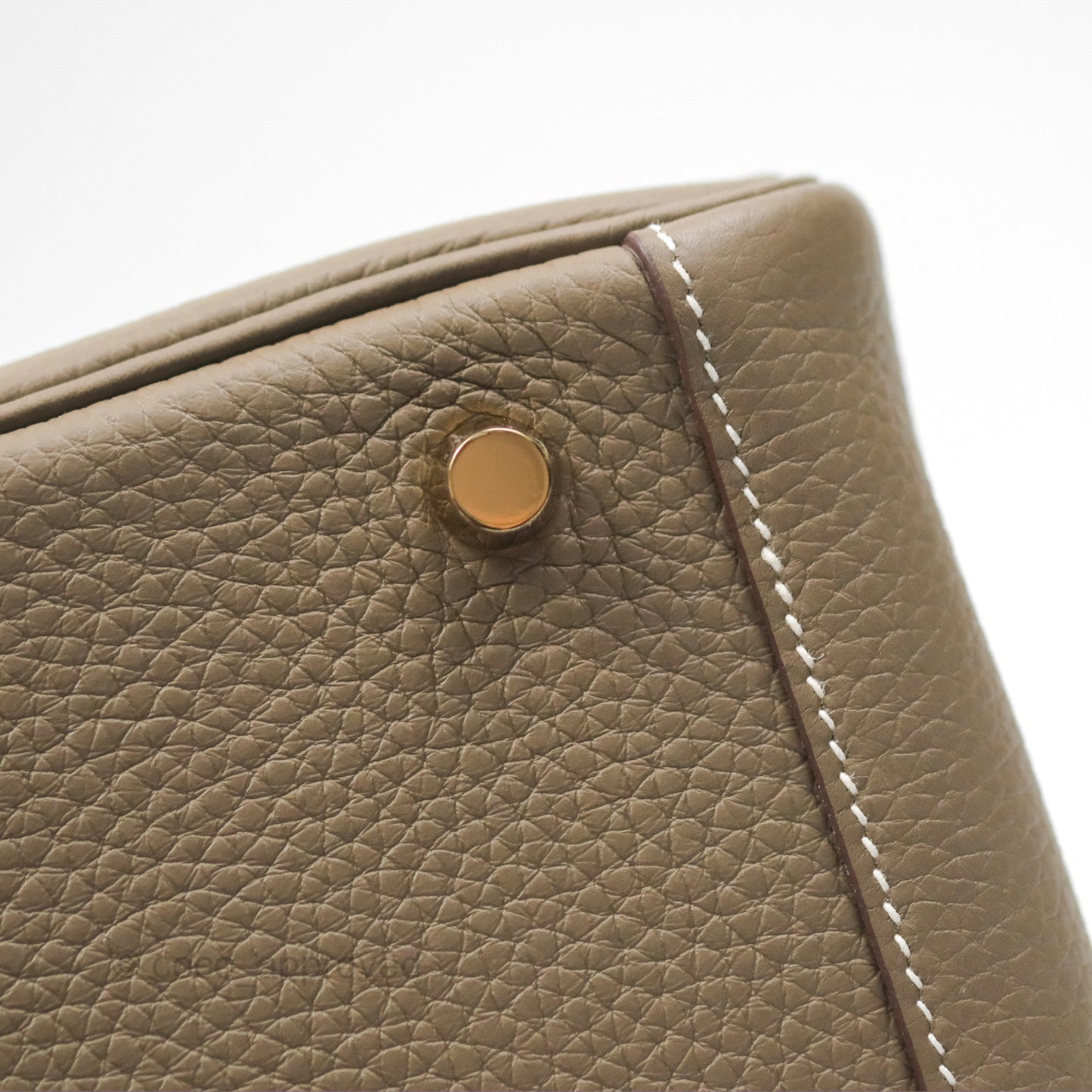 Hermès Lindy 26 Etoupe Clemence Gold Hardware