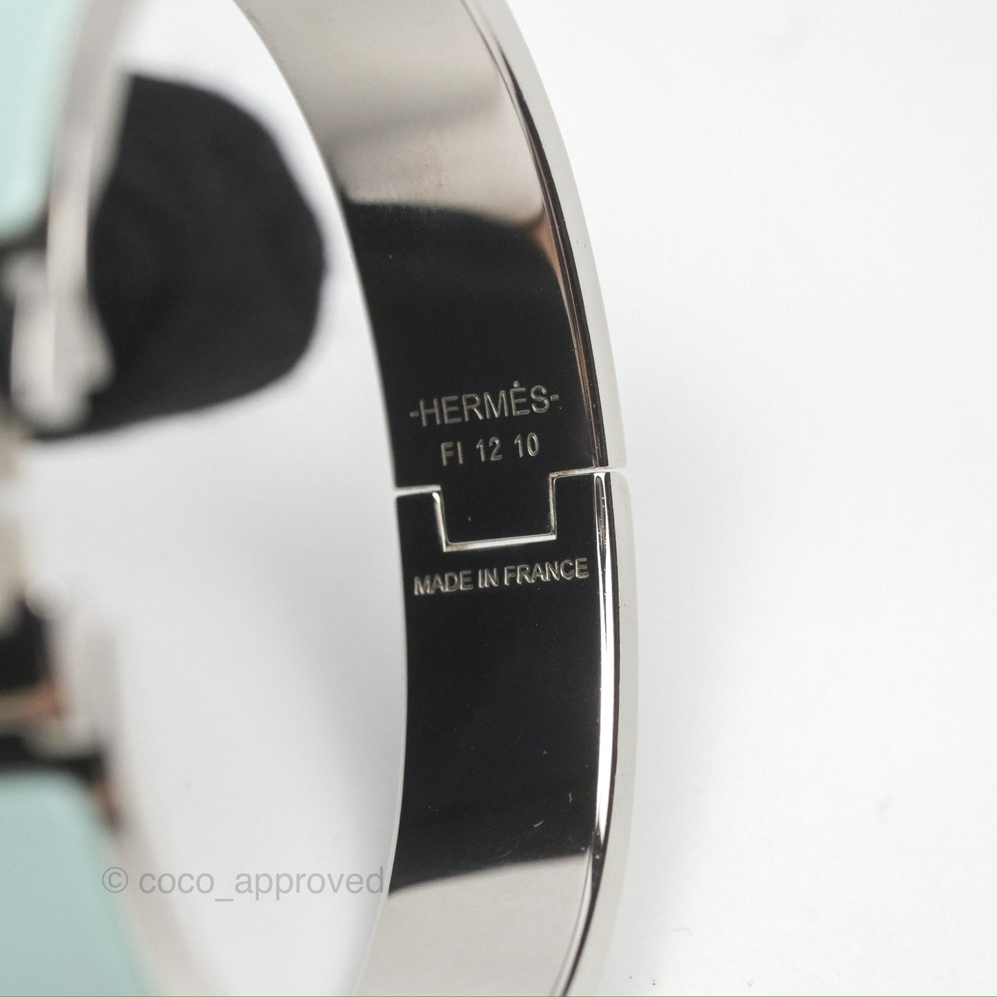Hermès Clic H Bracelet Mint Palladium Hardware PM