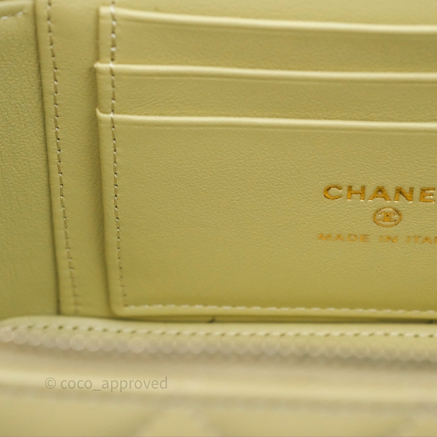 Chanel Top Handle Vanity with Chain Olive Green Lambskin Aged Gold Hardware