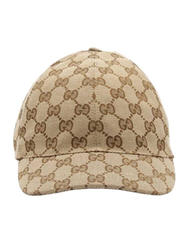 Luxury Gucci Trending 2025 Kids Original GG Canvas Cap Hat Beige
