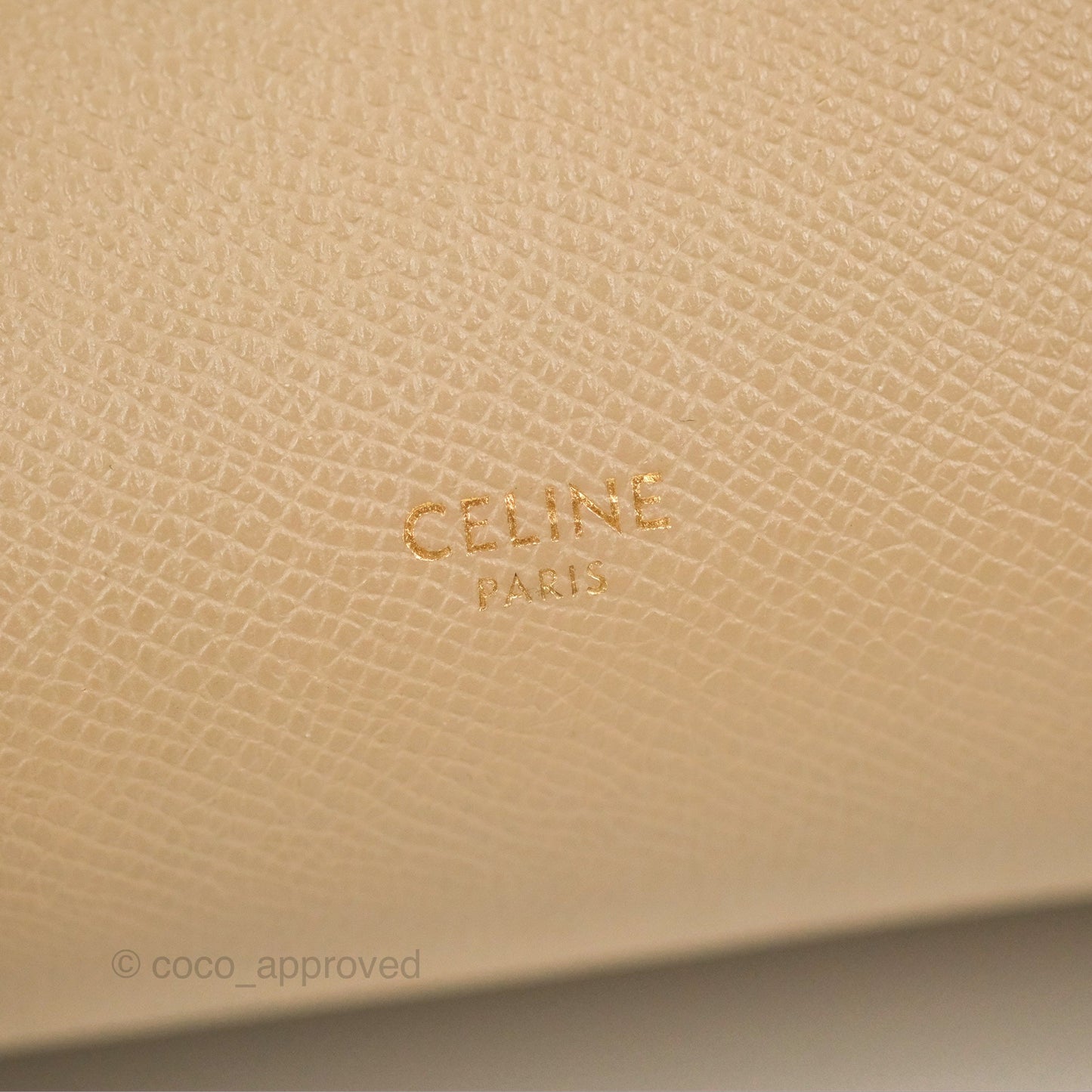 Celine Mini Belt Bag Light Taupe Grained Calfskin Gold Hardware