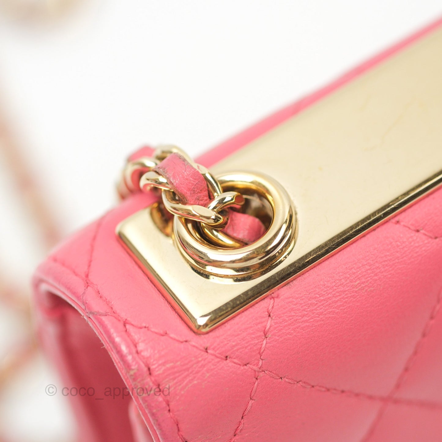 Chanel Trendy CC WOC Pink Lambskin Gold Hardware