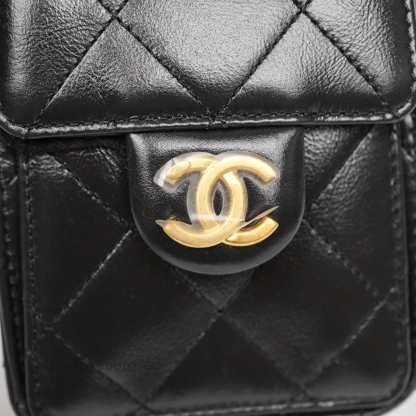 Chanel Mini 25 Black Bag Calfskin Mixed Hardware
