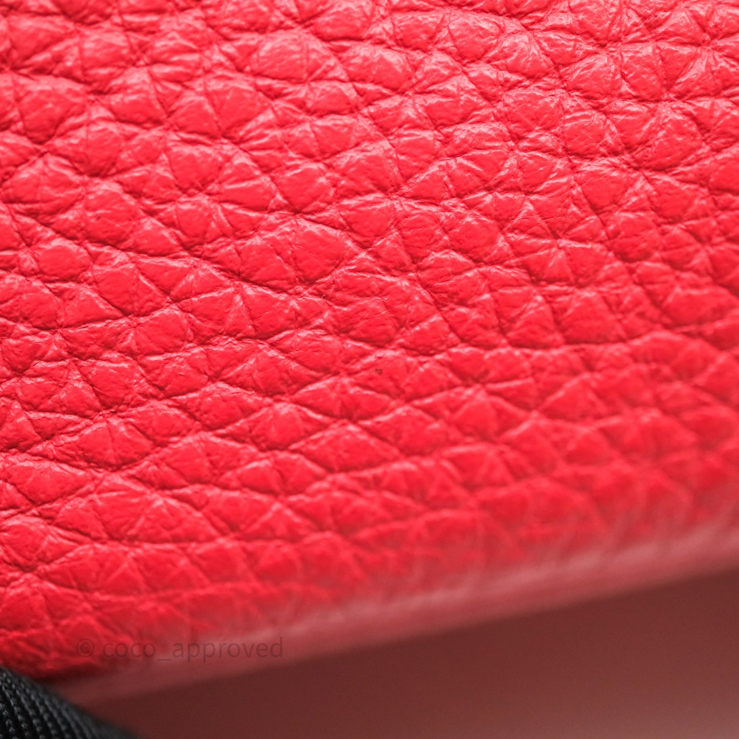 Hermes Lindy 26 Clemence Rouge Palladium Hardware