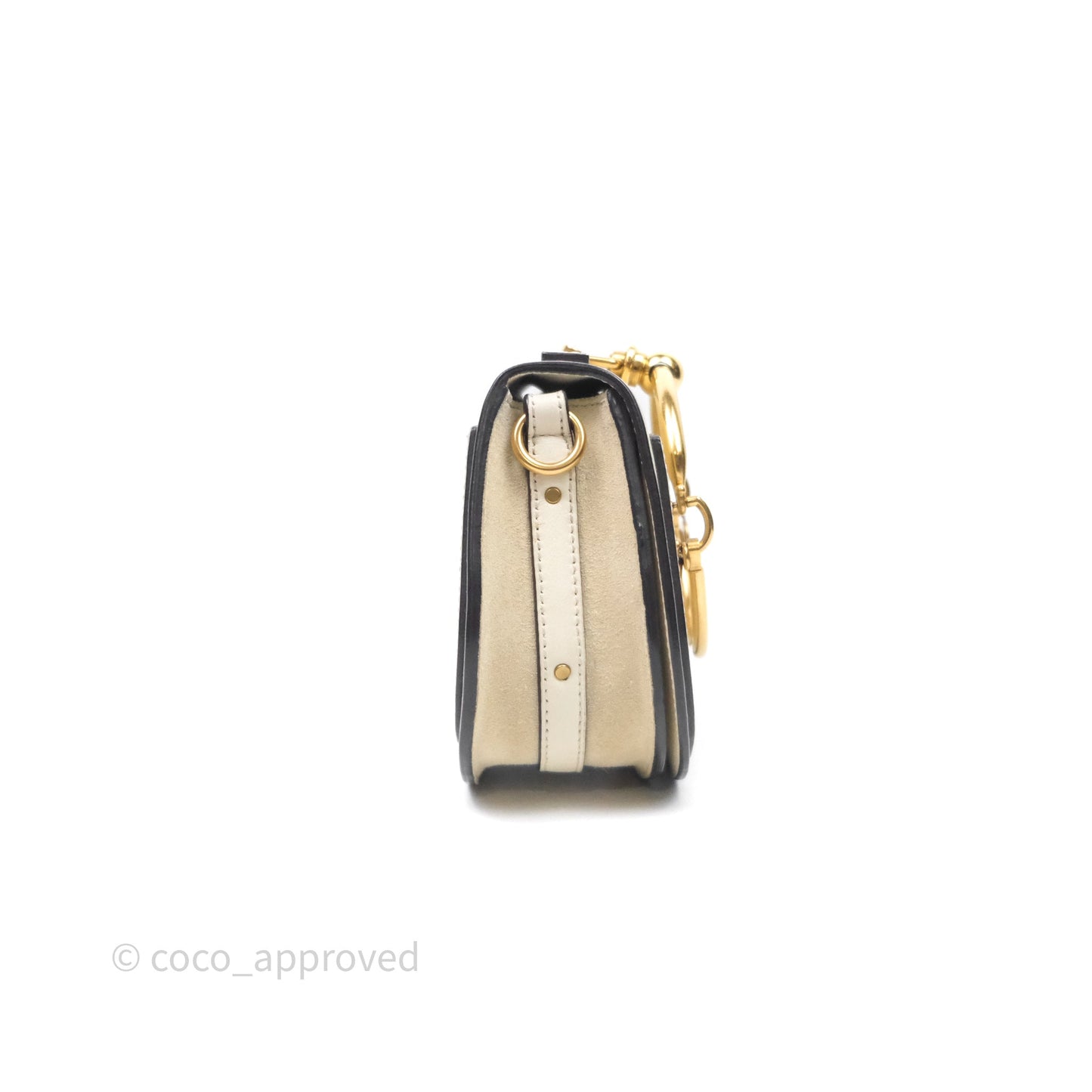 Chloé Nile Crossbody Bag White Calfskin