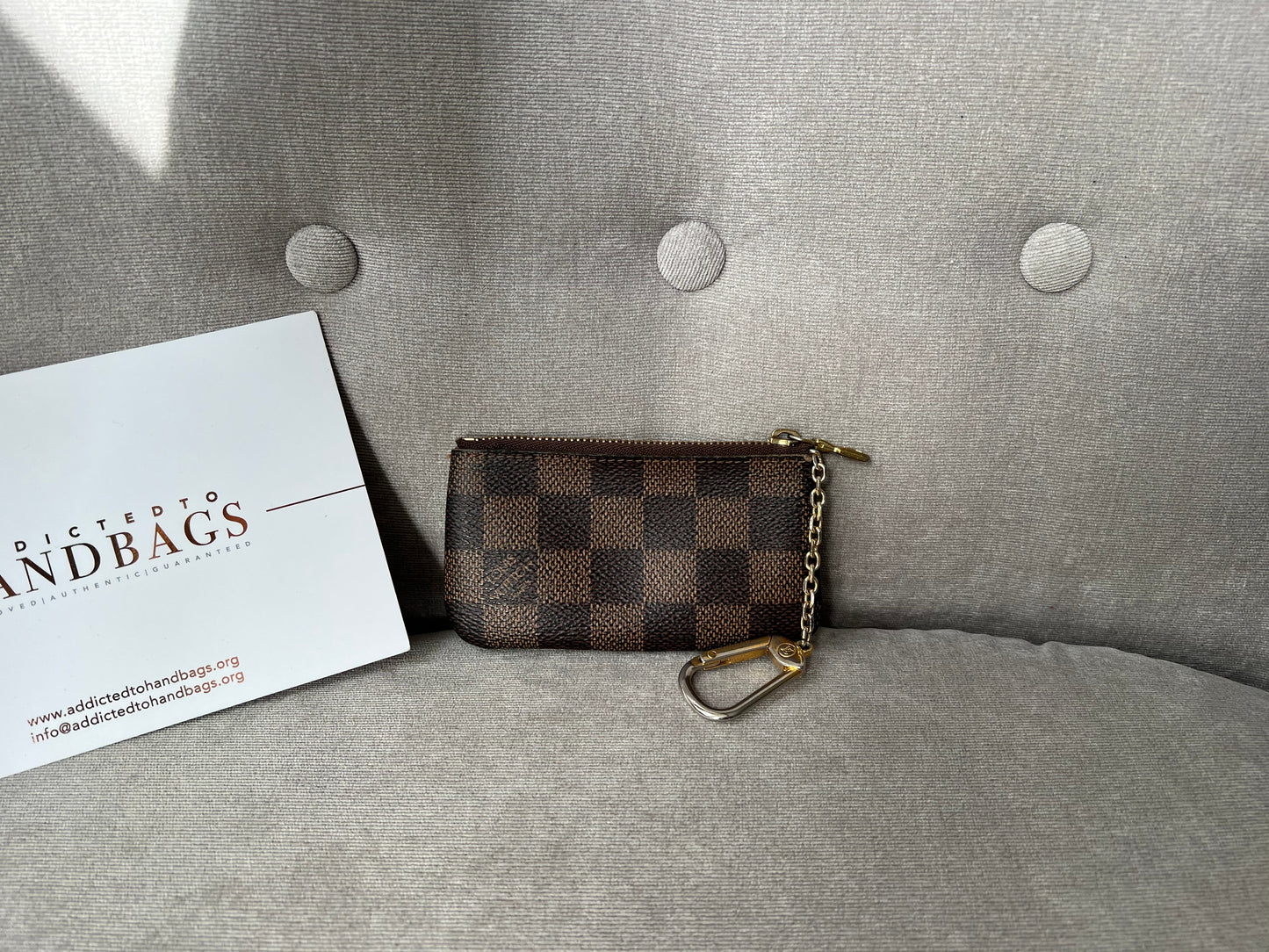 Louis Vuitton Key Pouch Damier Ebene (RRP £240)