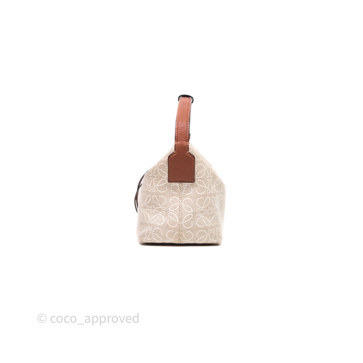 Loewe Top Handle Cubi Bag Anagram Jacquard