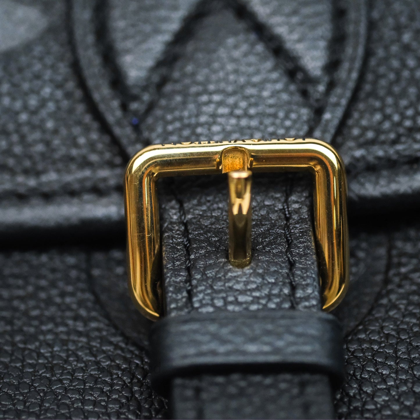 Louis Vuitton Diane Bag Black Monogram Empreinte Leather Gold Hardware