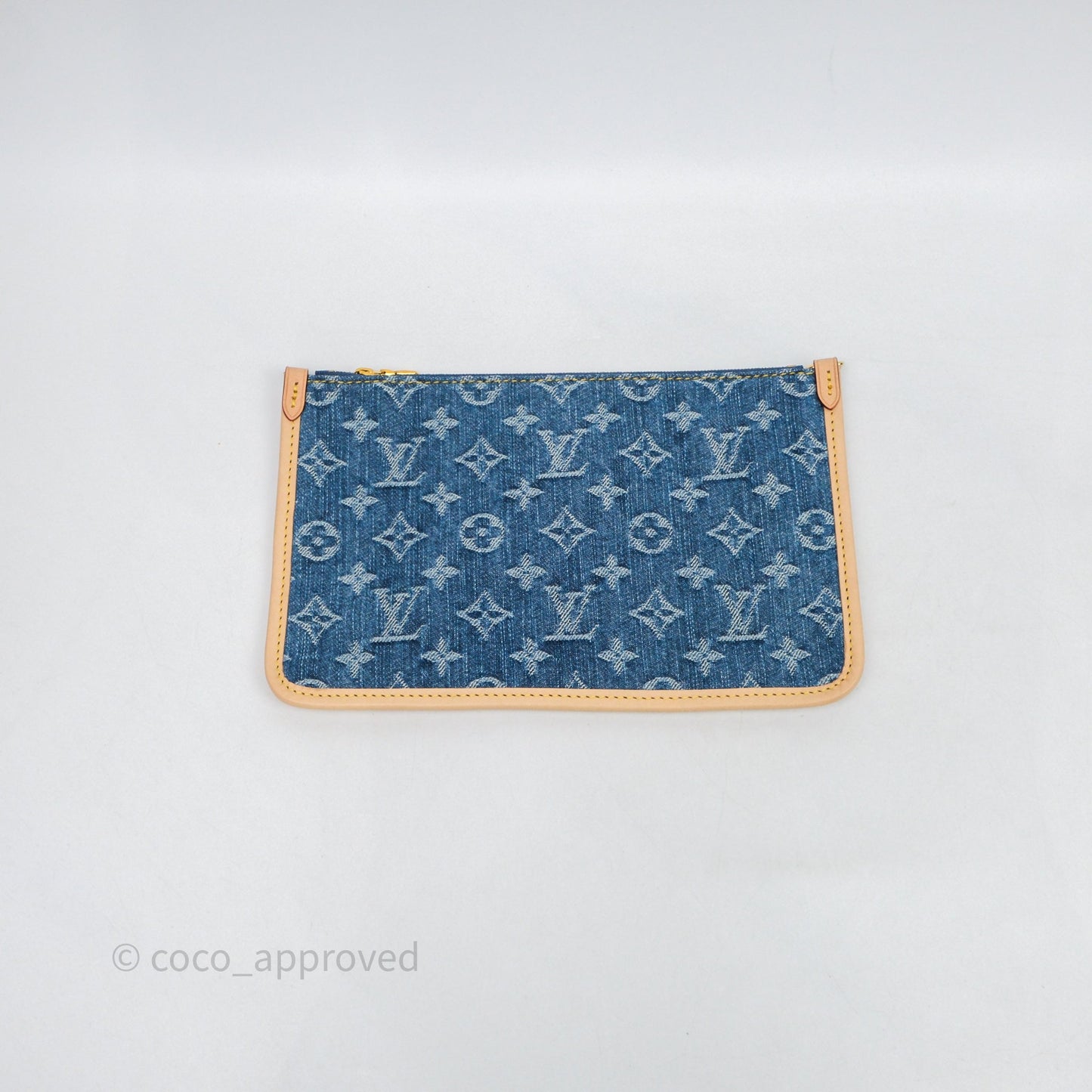 Louis Vuitton CarryAll MM Denim Blue Monogram