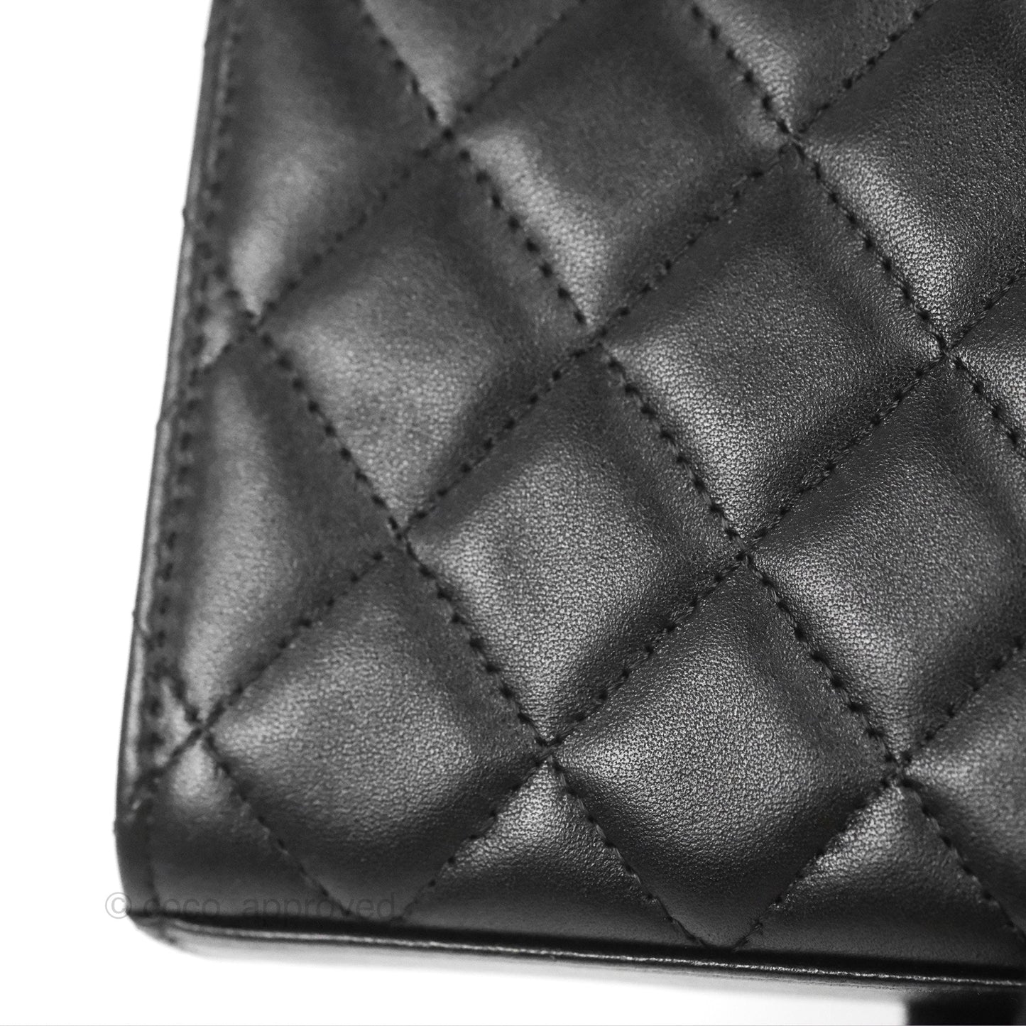 Chanel Mini Quilted Trendy CC Clutch With Chain Black Lambskin Rose Gold Hardware