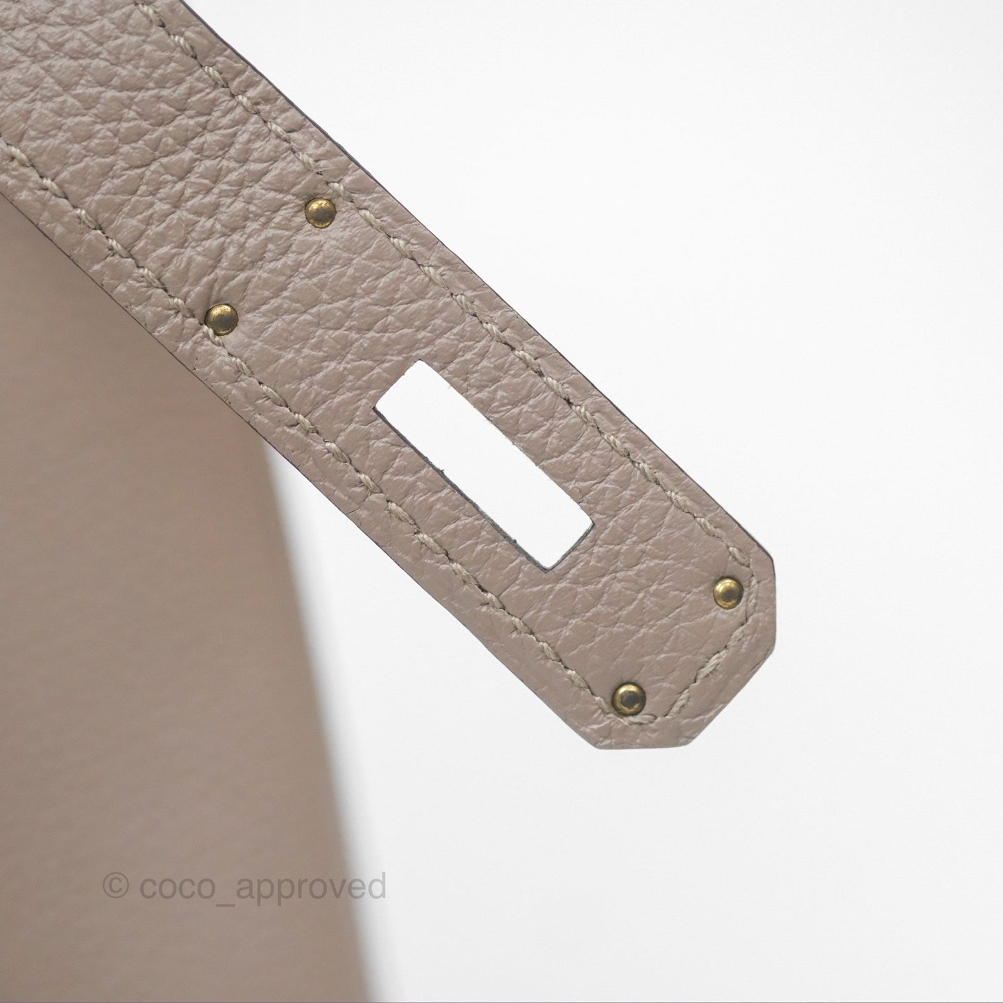Hermès Birkin 30 Retourne Gris Asphalt M8 Togo Gold Hardware