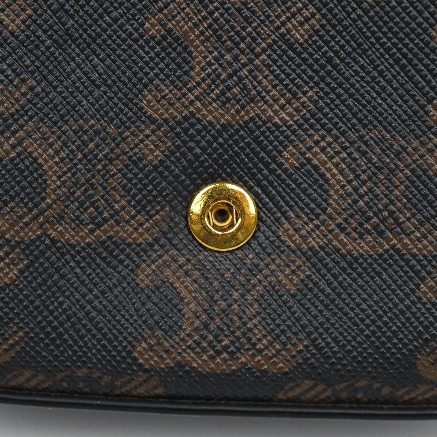 Celine Mini Triomphe Canvas Tan Calfskin
