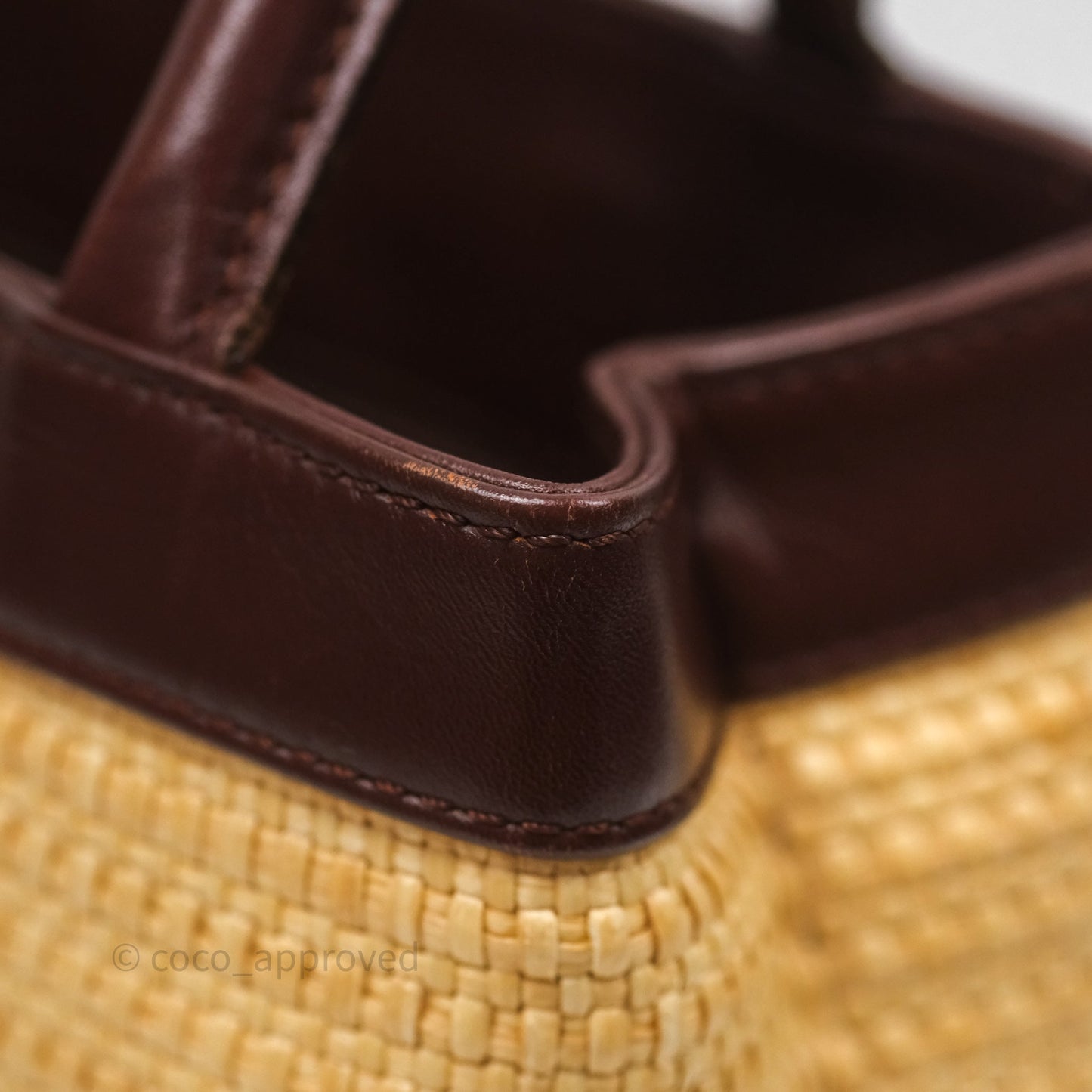 Chanel Vintage Rattan Tote Bag