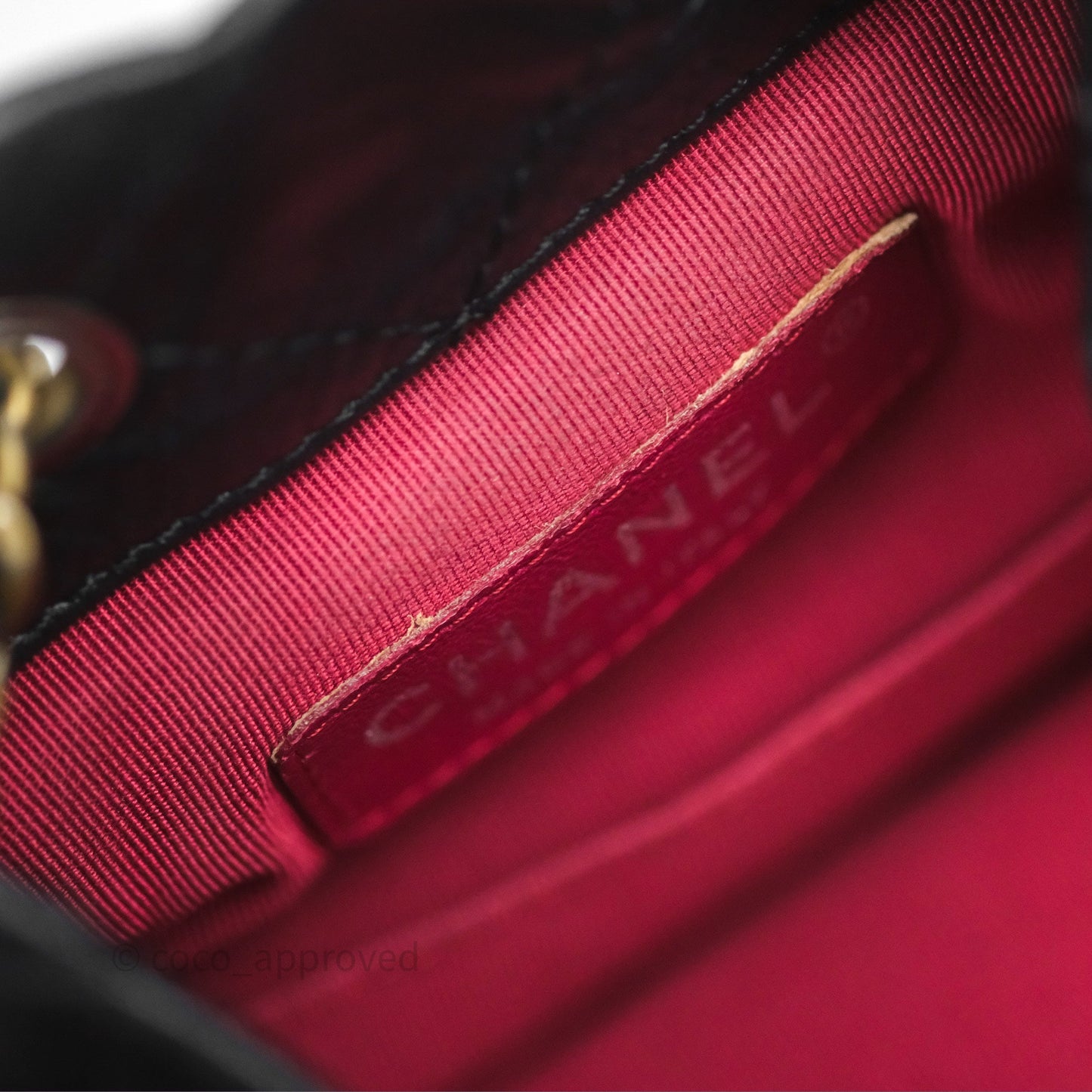 Chanel Small Gabrielle Backpack Black Aged Calfskin
