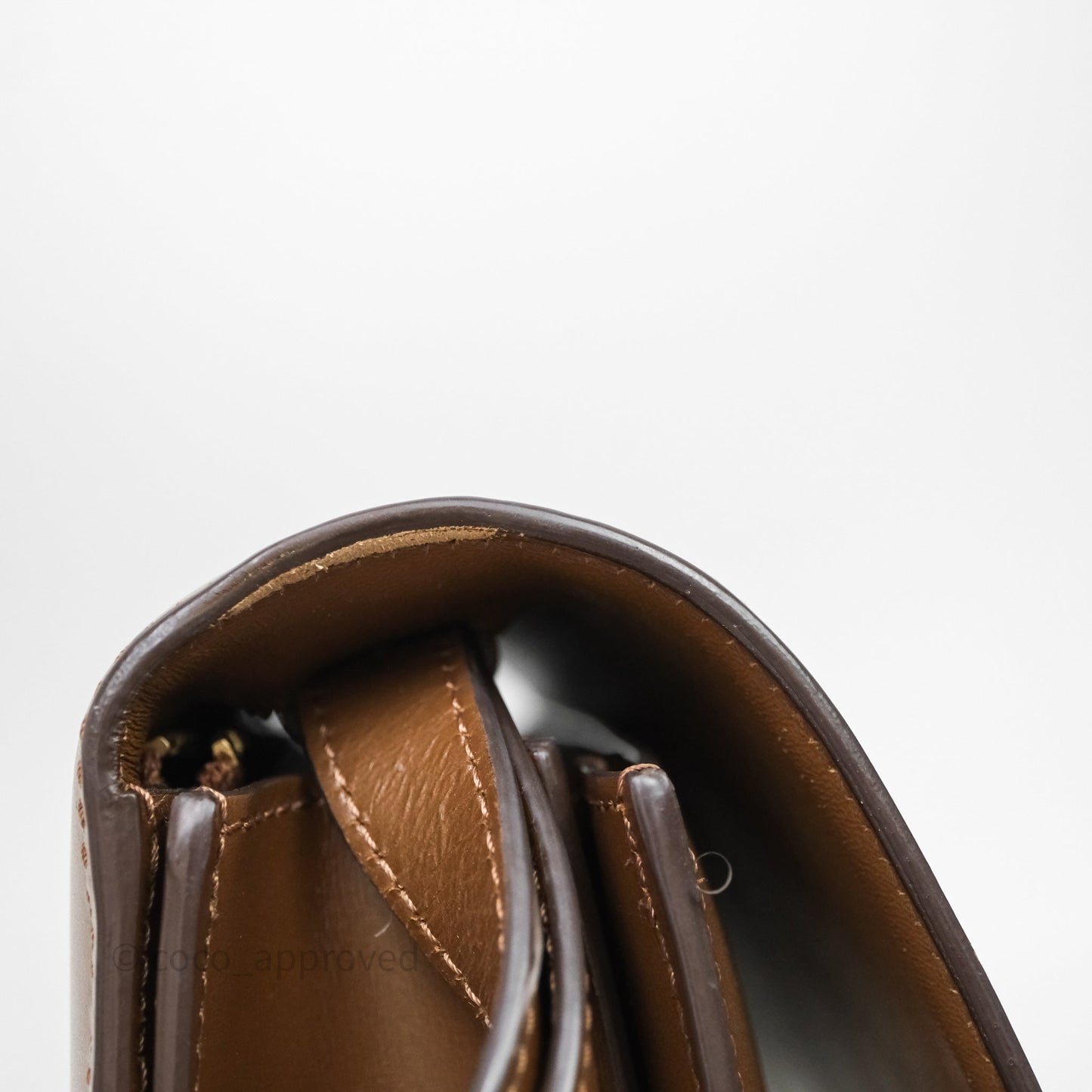 Celine Medium Classic Box Flap Caramel Calfskin