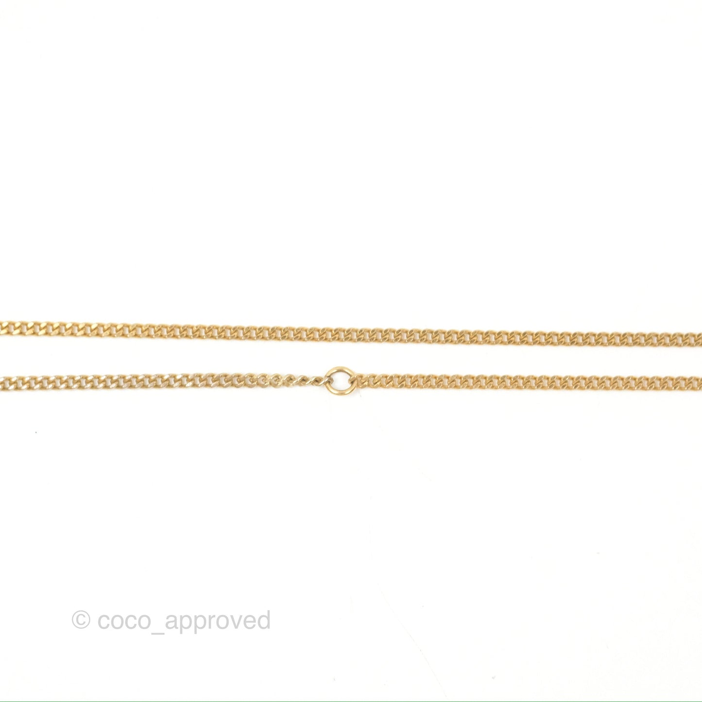 Chanel Crystal CC Braided Black Leather Multicolor Necklace Gold Tone 20C