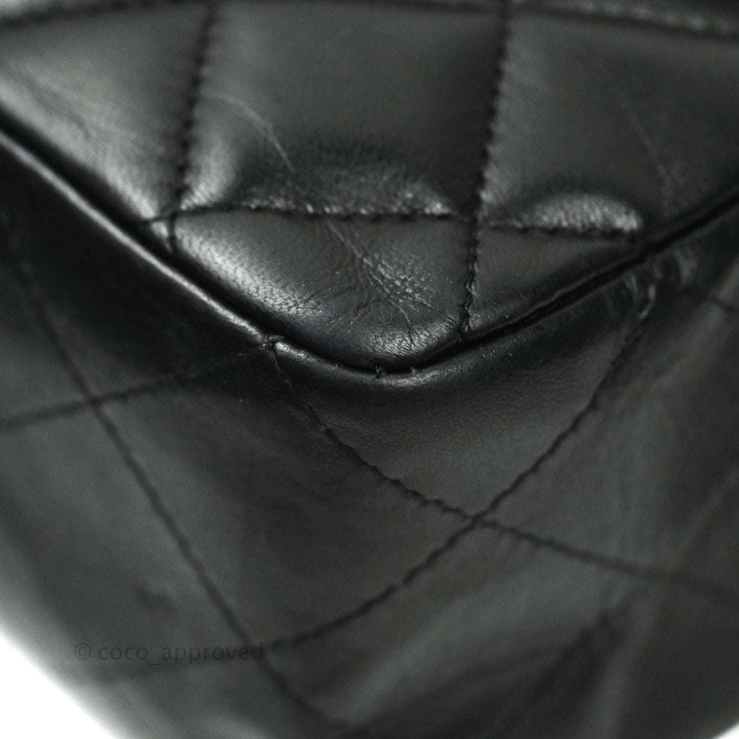 Chanel Jumbo Single Flap Black Lambskin 24K Gold Hardware⁣⁣